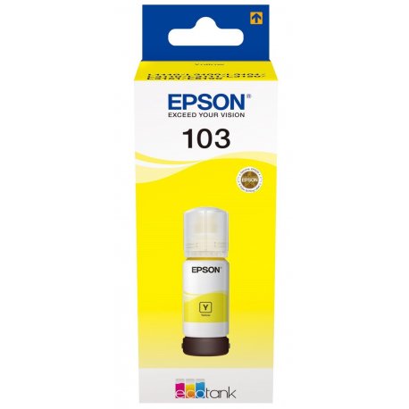 Контейнер с чернилами Epson 103 для EcoTank L31XX Yellow (C13T00S44A)