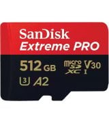 Карта памяти SanDisk Extreme Pro V30 microSD 512GB C10 UHS-I U3 R200/W140MB/s Extreme Pro V30 + SD (SDSQXCD-512G-GN6MA)