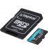 Карта пам'яті Kingston 64GB microSDXC C10 UHS-I U3 A2 R170/W90MB/s Canvas Go Plus + SD адаптер (SDCG3/64GB)