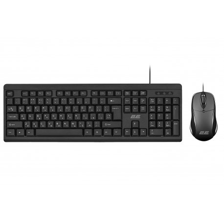 Комплект клавіатура та миша 2E MK401 USB-A EN/UKR Black (2E-MK401UB_UA) 