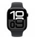 Apple Watch Series 10 46mm (GPS) Jet Black Aluminium Case with Black Sport Band - Size S/M (MWWP3)