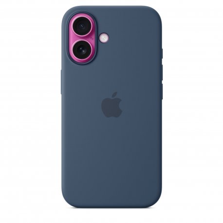 Чехол Apple iPhone 16 Silicone Case with MagSafe Denim (MYY23)