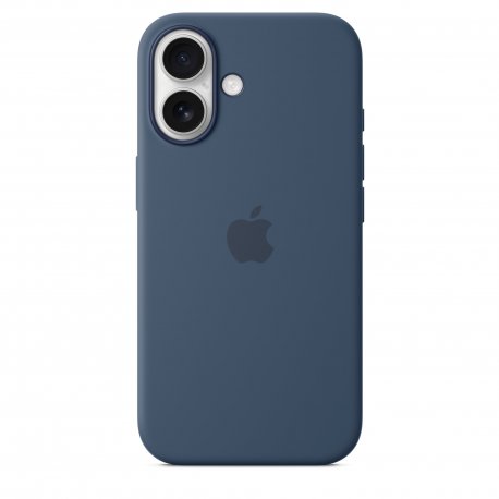 Чехол Apple iPhone 16 Silicone Case with MagSafe Denim (MYY23)