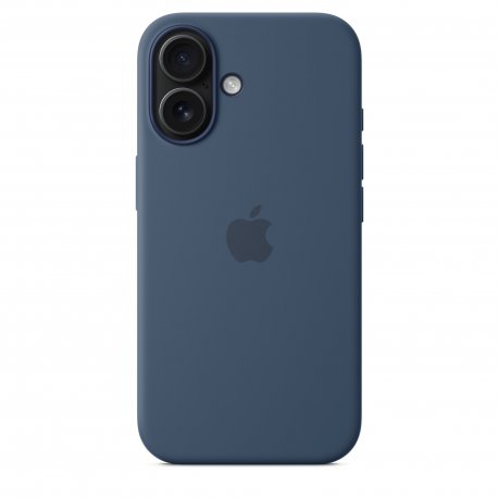 Чехол Apple iPhone 16 Silicone Case with MagSafe Denim (MYY23)