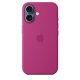 Чехол Apple iPhone 16 Silicone Case with MagSafe Fuchsia (MYY53)