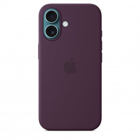 Чехол Apple iPhone 16 Silicone Case with MagSafe Plum (MYY43)