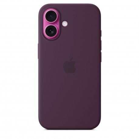 Чехол Apple iPhone 16 Silicone Case with MagSafe Plum (MYY43)