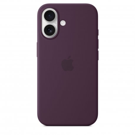 Чехол Apple iPhone 16 Silicone Case with MagSafe Plum (MYY43)