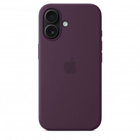 Чехол Apple iPhone 16 Silicone Case with MagSafe Plum (MYY43)