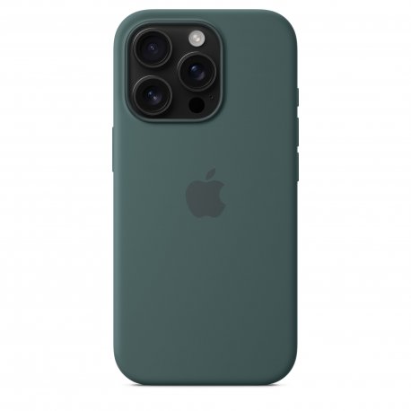 Чехол Apple iPhone 16 Pro Silicone Case with MagSafe Lake Green (MYYR3)