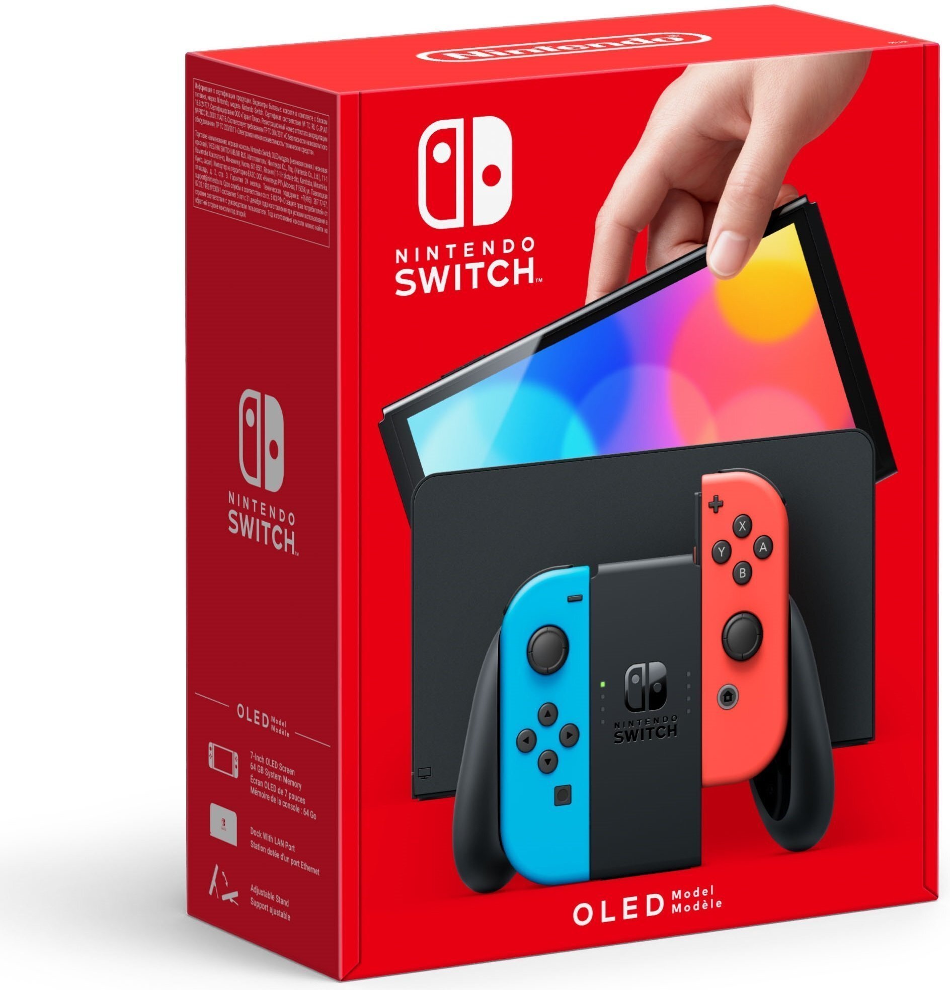 Ігрова консоль Nintendo Switch OLED with Neon Blue and Neon Red
