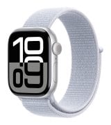 Apple Watch Series 10 42mm (GPS) Silver Aluminium Case with Blue Cloud Sport Loop (MWWD3QH/A)
