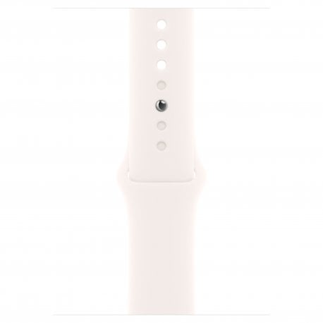 Apple Watch Series 10 46mm (GPS) Rose Gold Aluminium Case with Light Blush Sport Band - M/L (MWWU3)