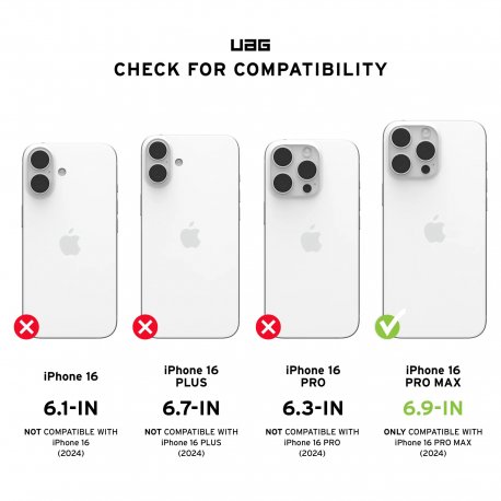 Чохол UAG Civilian Magsafe для iPhone 16 Pro Max Mallard