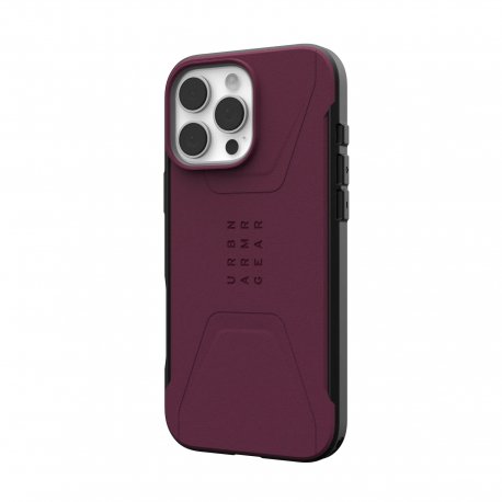 Чехол UAG Civilian Magsafe для iPhone 16 Pro Max Bordeaux