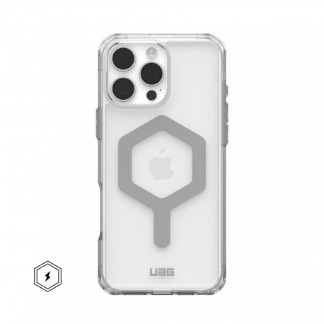 Чохол UAG Plyo Magsafe для iPhone 16 Pro Max Ice/Silver