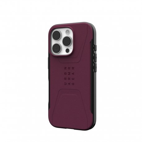 Чехол UAG Civilian Magsafe для iPhone 16 Pro Bordeaux