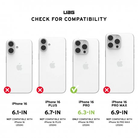 Чохол UAG Monarch Pro Magsafe для iPhone 16 Pro Carbon Fiber