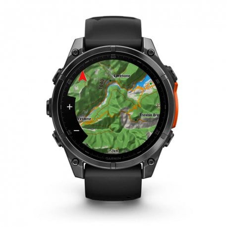 Смарт-часы Garmin fenix 8 AMOLED 47mm Slate Gray with Black Silicone Band (010-02904-00) EU