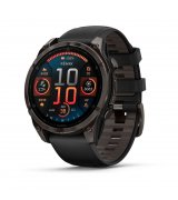 Смарт-годинник Garmin fenix 8 AMOLED 47mm Sapph. Carbon Gray DLC Tit. with Black/Pebble Gray Sil. Band (010-02904-21) EU