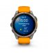 Смарт-часы Garmin fenix 8 AMOLED 47 мм Sapphire Titanium with Spark Orange/Graphite Silicone Band (010-02904-11)