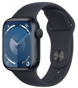 Б/в Apple Watch Series 9 45mm (GPS) Midnight Aluminum Case with Midnight Sport Band - Size M/L (MR9A3) Like New