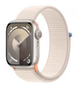 Б/в Apple Watch Series 9 41mm (GPS) Starlight Aluminum Case with Starlight Sport Loop (MR8V3) Like New