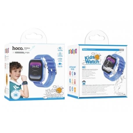 Смарт-часы Hoco Y101 Children Watch GPS+LTE Blue