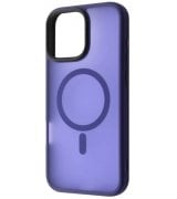 Чохол WAVE Matte Insane Case для IPhone 16 Pro with MagSafe Midnight Blue