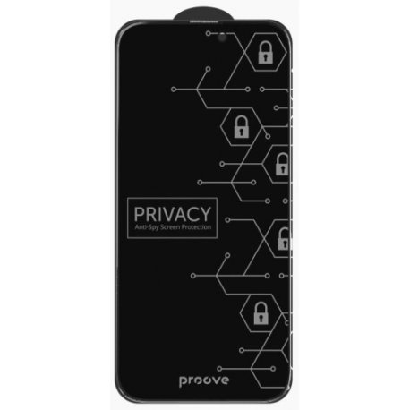 Защитное стекло Proove Privacy для iPhone 16 Pro Black