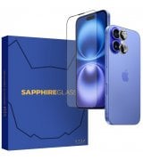 Защитное стекло iLera Sapphire Ultra + Glass для iPhone 16 Plus Black (iLSPDL+16PL)
