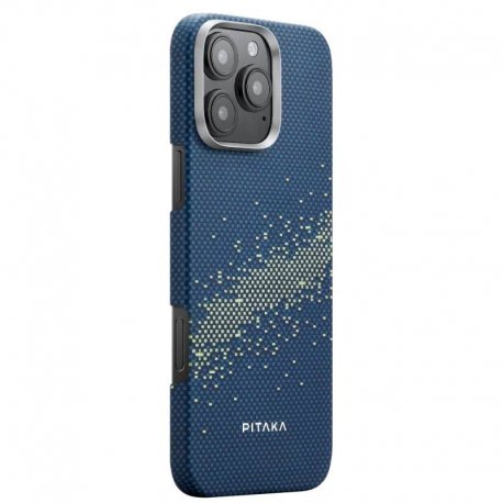 Чехол Pitaka Tactile Woven Case для iPhone 16 Pro Max StarPeak Milky Way Galaxy