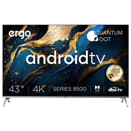 Телевизор Ergo QLED 4K 43" Android TV (43GUS8555)