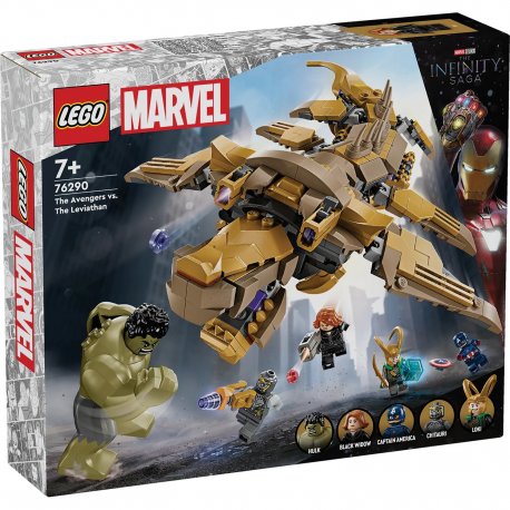 Конструктор LEGO Marvel Месники проти Левіафана (76290)