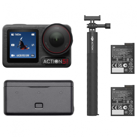 Экшн-камера DJI Osmo Action 5 Pro Adventure Combo (CP.OS.00000350.01) No Box