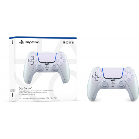 Бездротовий геймпад DualSense Wireless Controller Chrome Pearl (PS5)