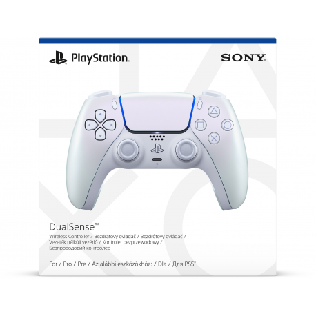 Беспроводной геймпад DualSense Wireless Controller Chrome Pearl (PS5)