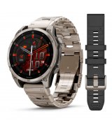 Смарт-годинник Garmin fenix 8 AMOLED 47 мм Sapphire Titanium with Vented Titanium Bracelet (010-02904-40)