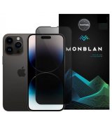 Защитное стекло Monblan 2.5D Anti Peep 0.26mm Dust-Proof для iPhone 16 Pro Max Black