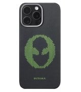 Чехол Pitaka Tactile Woven Case для iPhone 16 Pro Aries Alien