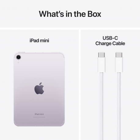 Apple iPad Mini 8.3" (7 Gen) 128GB Wi-Fi+4G (2024) Purple (MXPR3)
