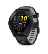 Смарт-годинник Garmin Forerunner 265 Black Bezel and Case with Black/Powder Gray Silicone Band (010-02810-10/00) EU