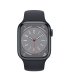Apple Watch Series 8 41mm (GPS+LTE) Midnight Aluminum Case with Midnight Sport Band - Size M/L (MNUW3) Open Box