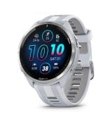 Смарт-годинник Garmin Forerunner 965 Titanium Bezel w. Whitestone/Powder Gray Silicone Band (010-02809-11/01) EU