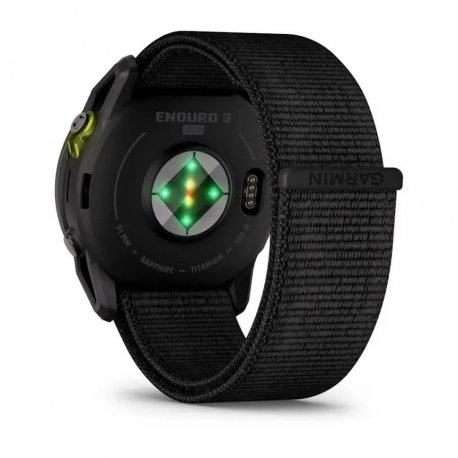 Смарт-часы Garmin Enduro 3 Carbon Gray DLC Titanium with Black UltraFit Nylon Strap (010-02751-01)