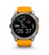 Смарт-часы Garmin fenix 8 AMOLED 51mm Sapph. Carbon Gray DLC Tit. with Spark Orange/Graphite Sil. Band (010-02905-11)