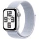 Apple Watch SE 2024 40mm (GPS) Silver Aluminum Case w. Blue Cloud Sport Loop (MXEE3)