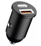 Автомобильное зарядное устройство Proove Tiny Power 30W (Type-C + USB) Black (ACTP30111201)