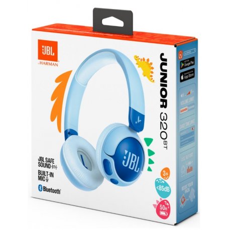 Бездротові навушники JBL Junior 320BT Blue (JBLJR320BTBLU)
