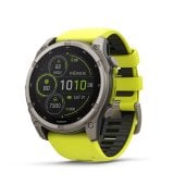 Смарт-годинник Garmin fenix 8 51mm Solar Sapphire Titanium with Amp Yellow/Graphite Silicone Band (010-02907-21)